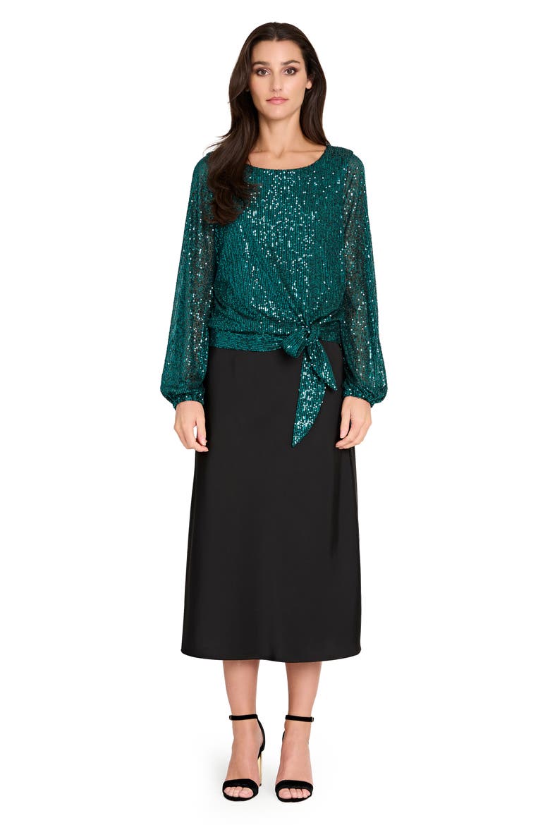Sequin Top, Alternate, color, EMERALD