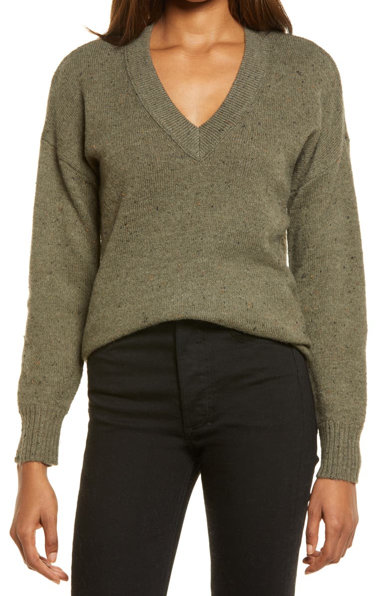 Madewell Donegal Bartlett Pullover Sweater, Main, color,