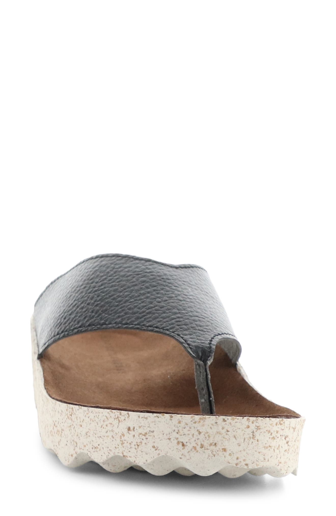 Asportuguesas by Fly London Cami Platform Flip Flop, Alternate, color, 005 Black Eco Faux L