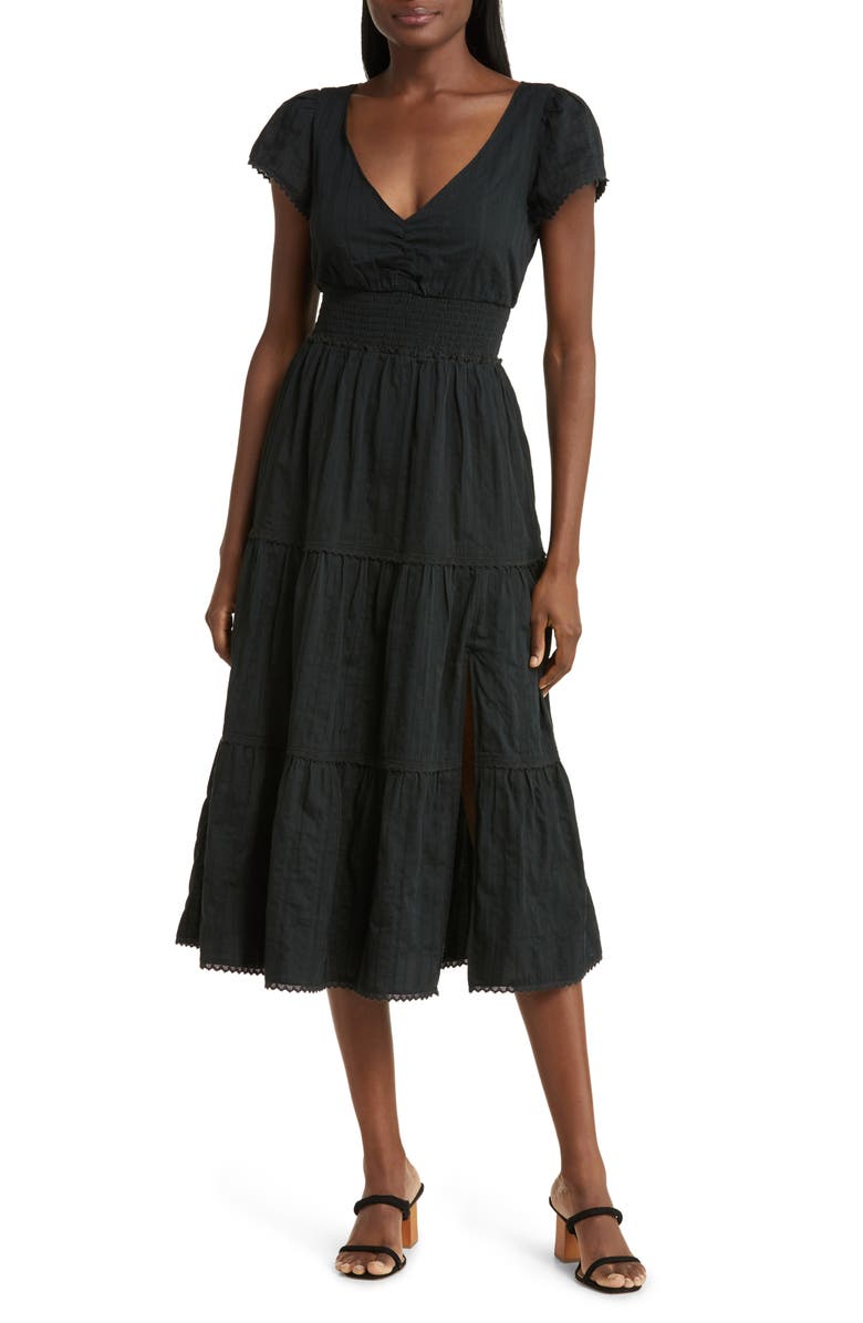 PAIGE Soledad A-Line Dress, Main, color, 