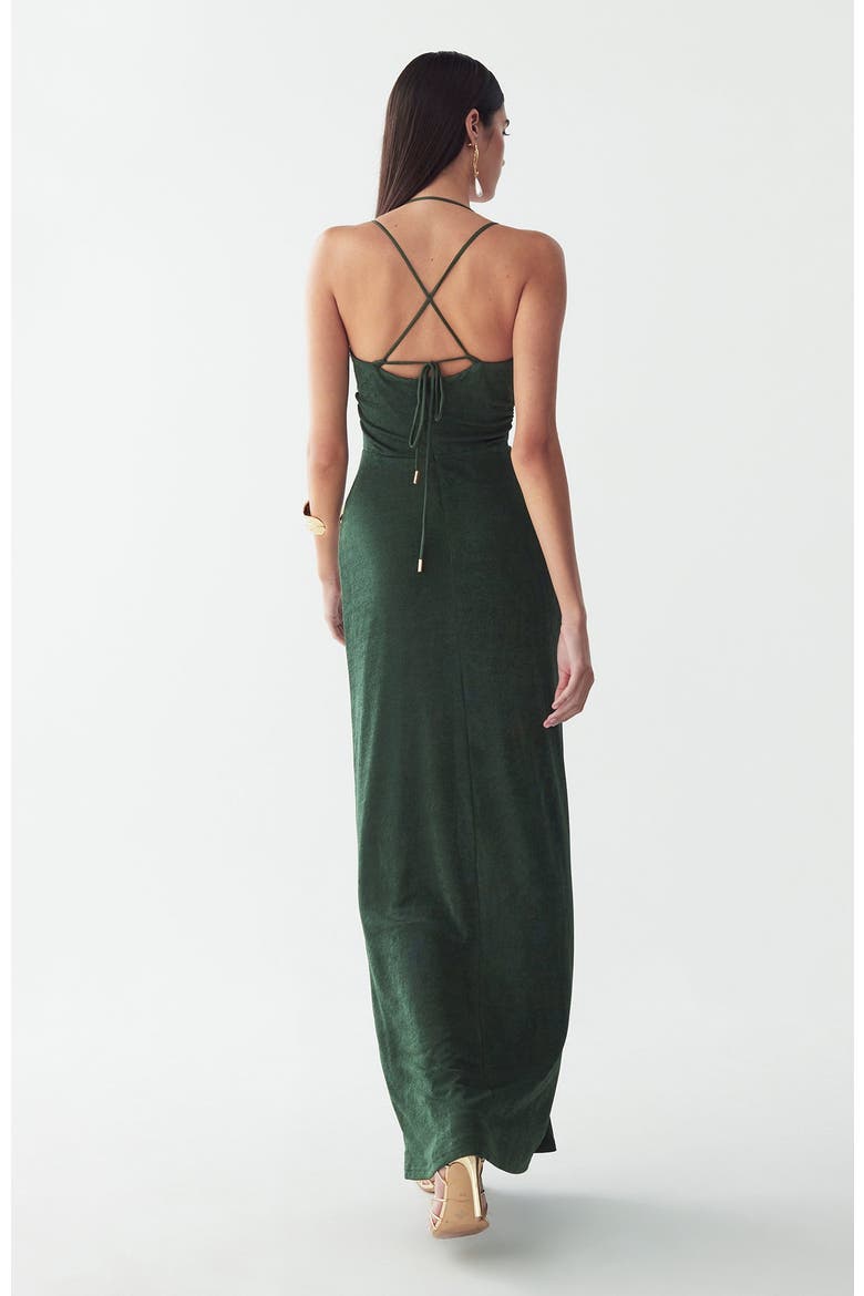 Sofia Maxi Dress, Alternate, color, Dark Olive