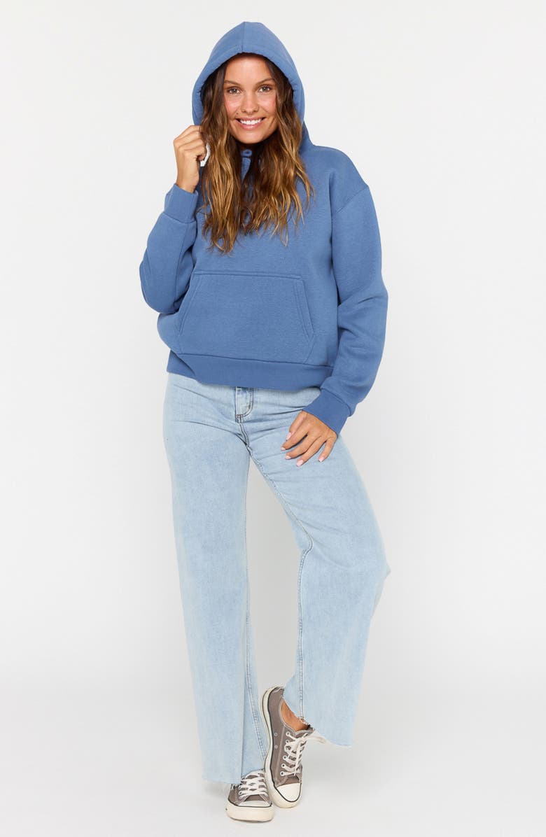 Rip Curl Surf Staple Relaxed Fit Cotton Blend Hoodie, Alternate, color, Moonlight Blue