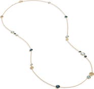 Marco Bicego Jaipur Collection Mixed Blue Topaz Necklace