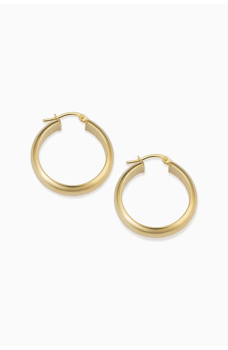 Oradina 14K Yellow Gold High Society Large Hoops, Alternate, color, Yellow Gold