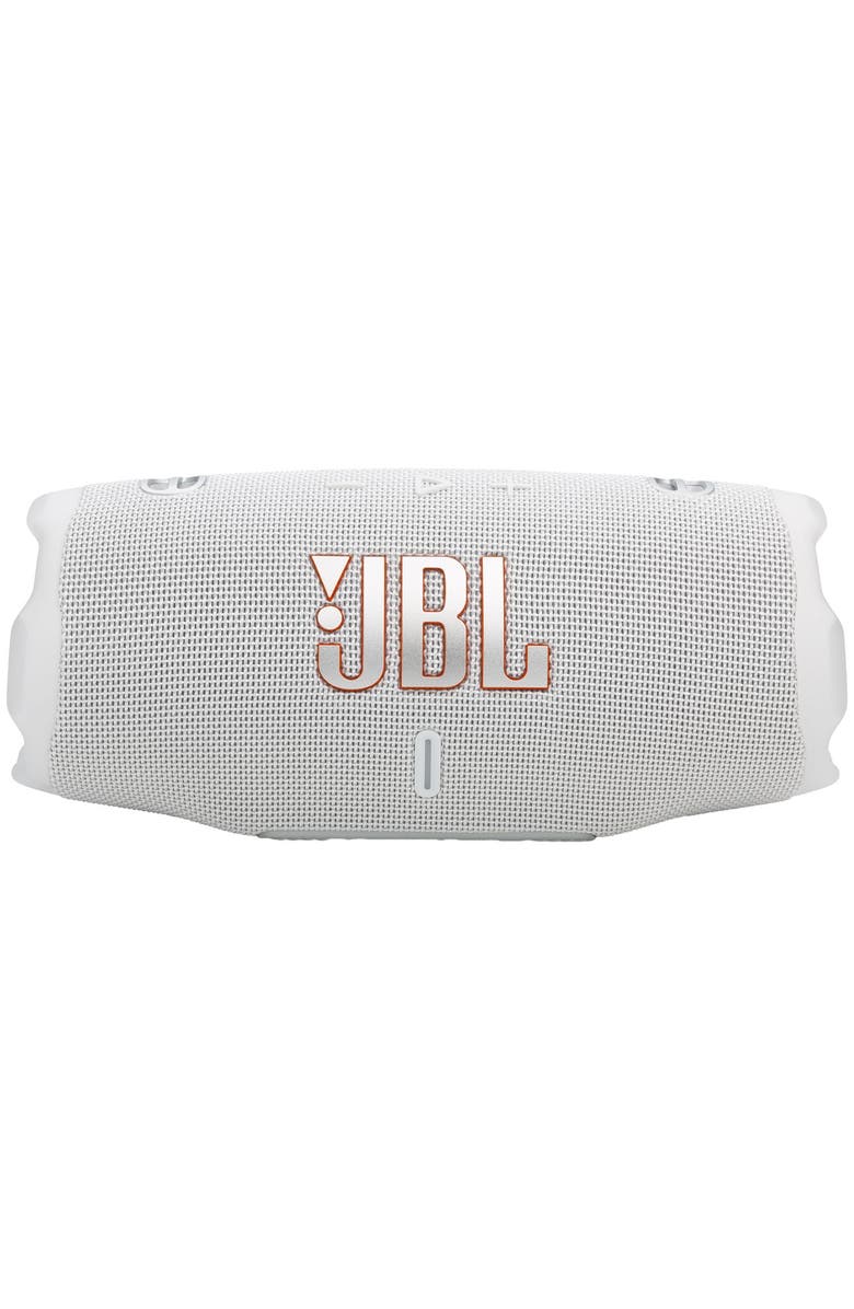 JBL Charge 6 Waterproof Bluetooth Speaker, Alternate, color, White