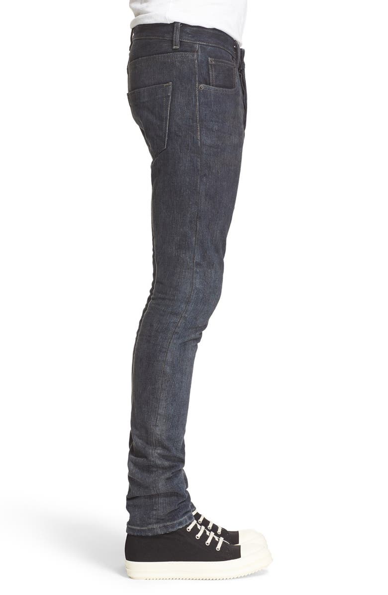 Rick Owens DRKSHDW Detroit Fit Jeans, Alternate, color,
