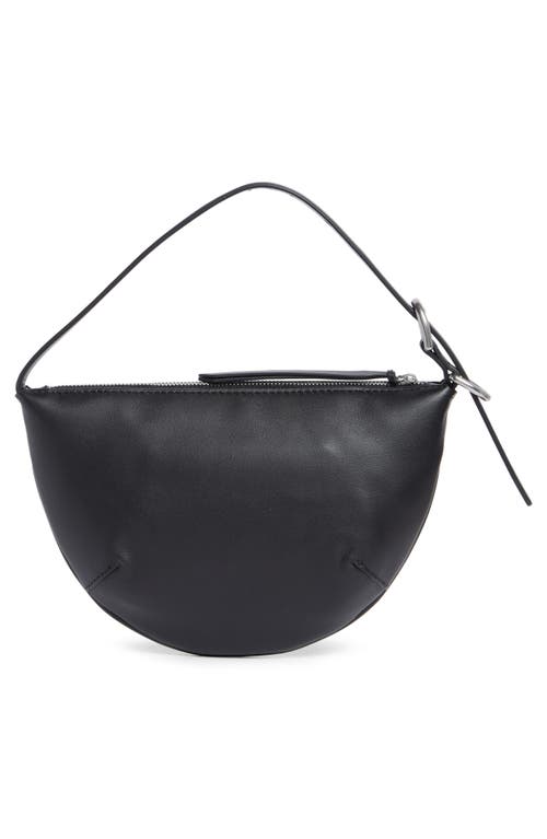 Rag & Bone Small Mercer Leather Hobo Bag In Black