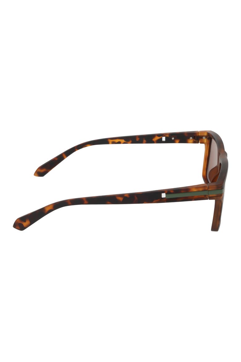 54mm Rectangular Sunglasses, Alternate, color, TORTOISE
