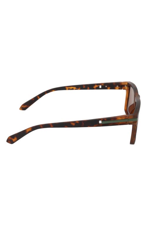 Cole Haan 54mm Rectangular Sunglasses In Brown