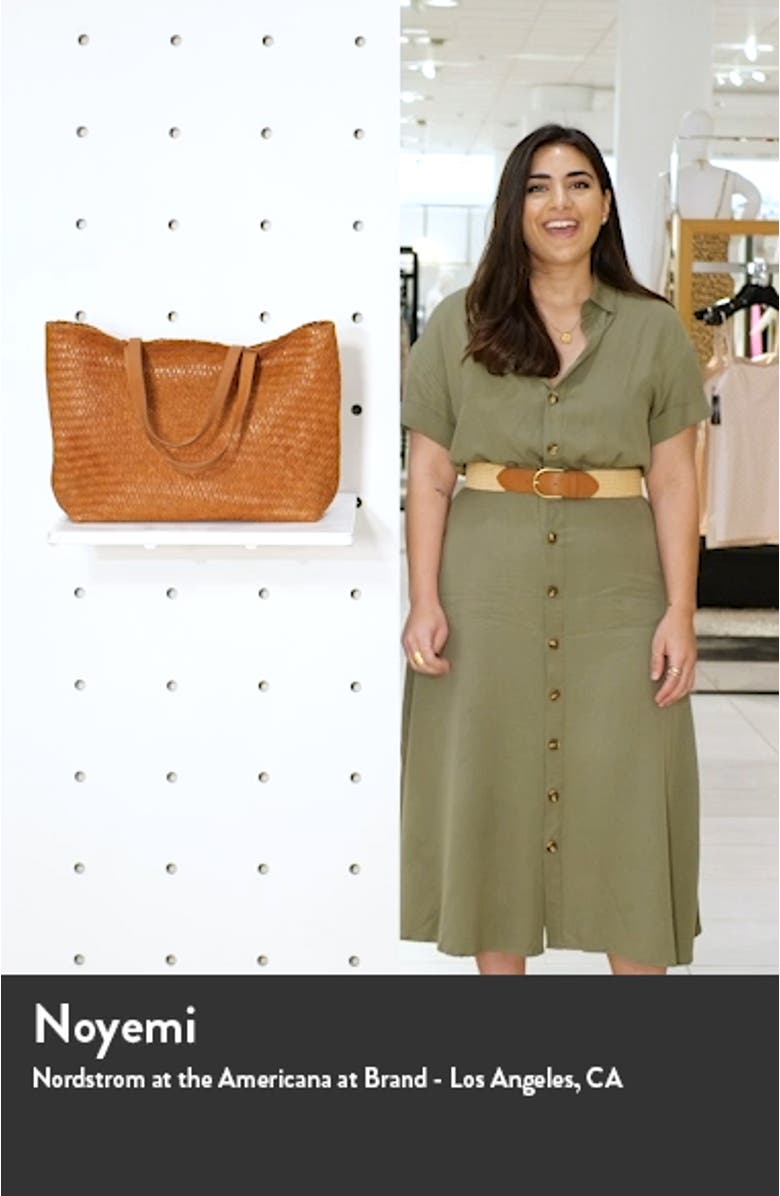 The Transport Leather Tote: Woven Edition, sales video thumbnail