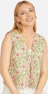 Yumi Indian Floral Reversible Quilted Jacket