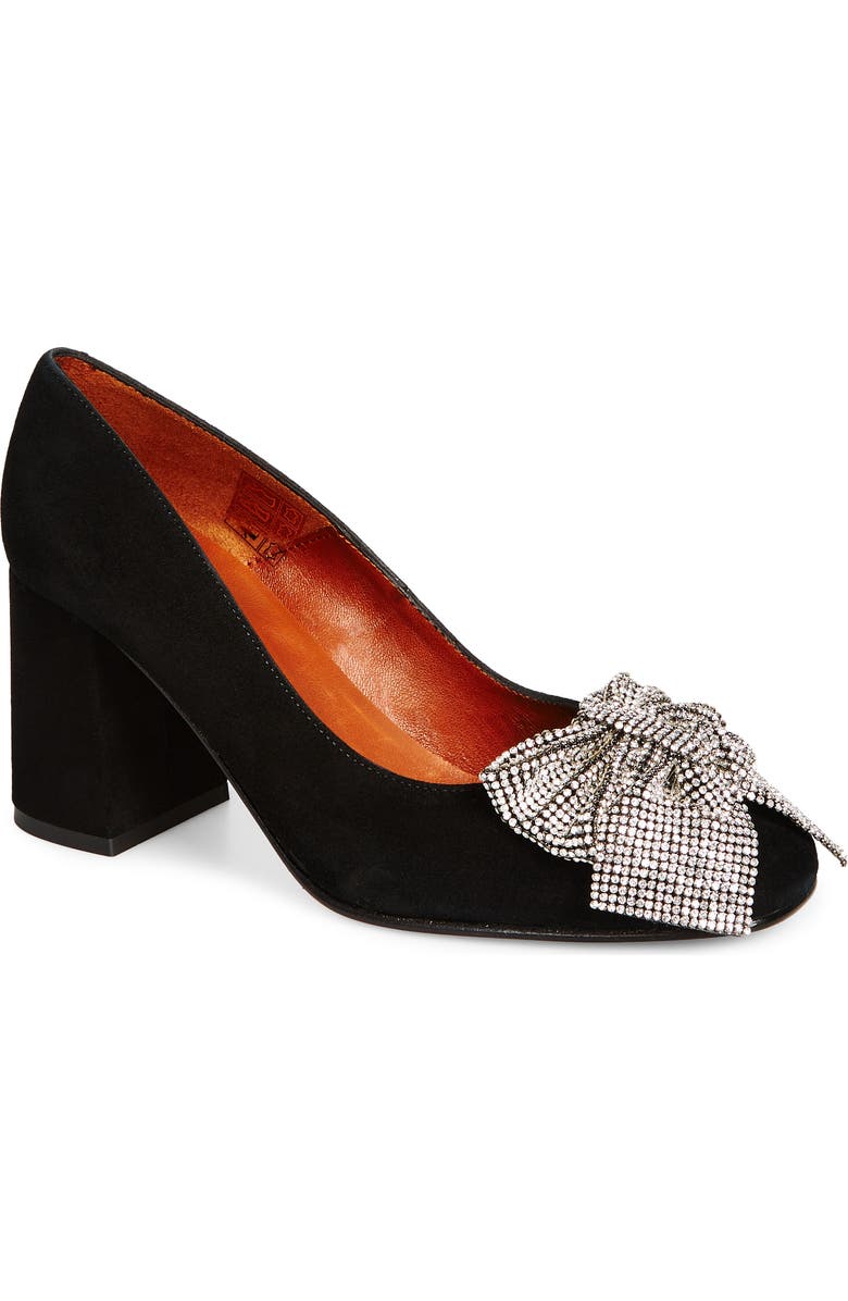 Penelope Chilvers Sue Embellished Bow Pump, Main, color,