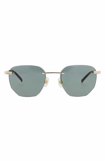 Square Rimless Sunglasses