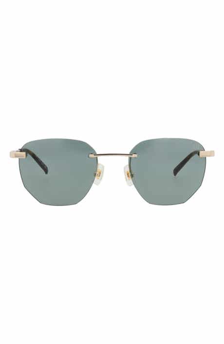 Square Rimless Sunglasses