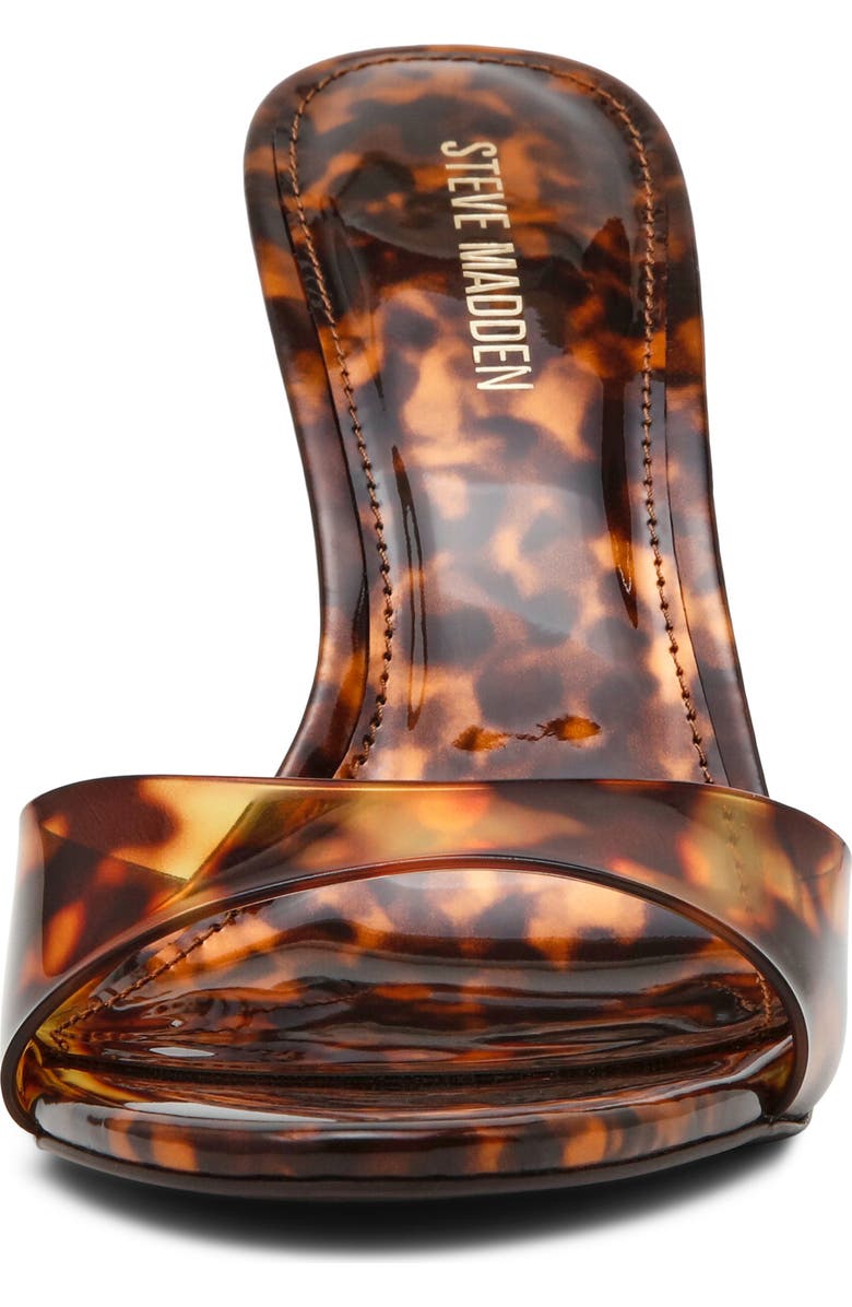 Steve Madden Davina Stiletto Sandal, Alternate, color, Tortoise Patent