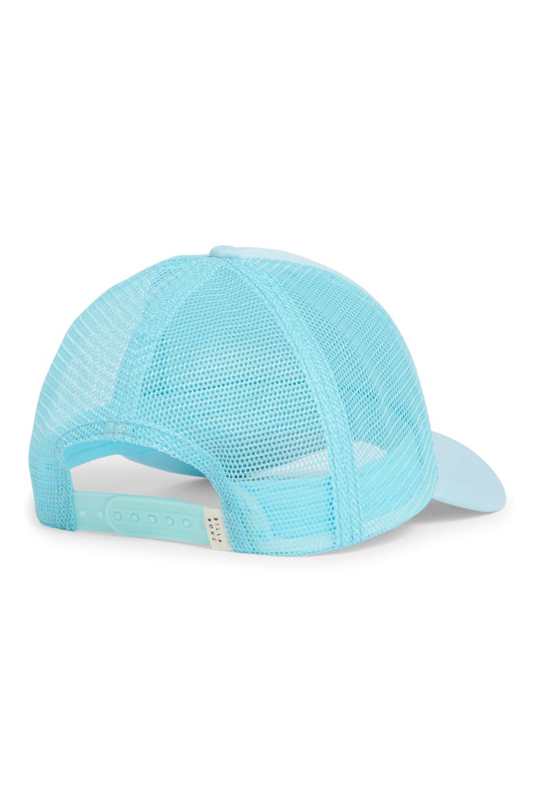 Across Waves Trucker Hat, Alternate, color, CLEARWATER