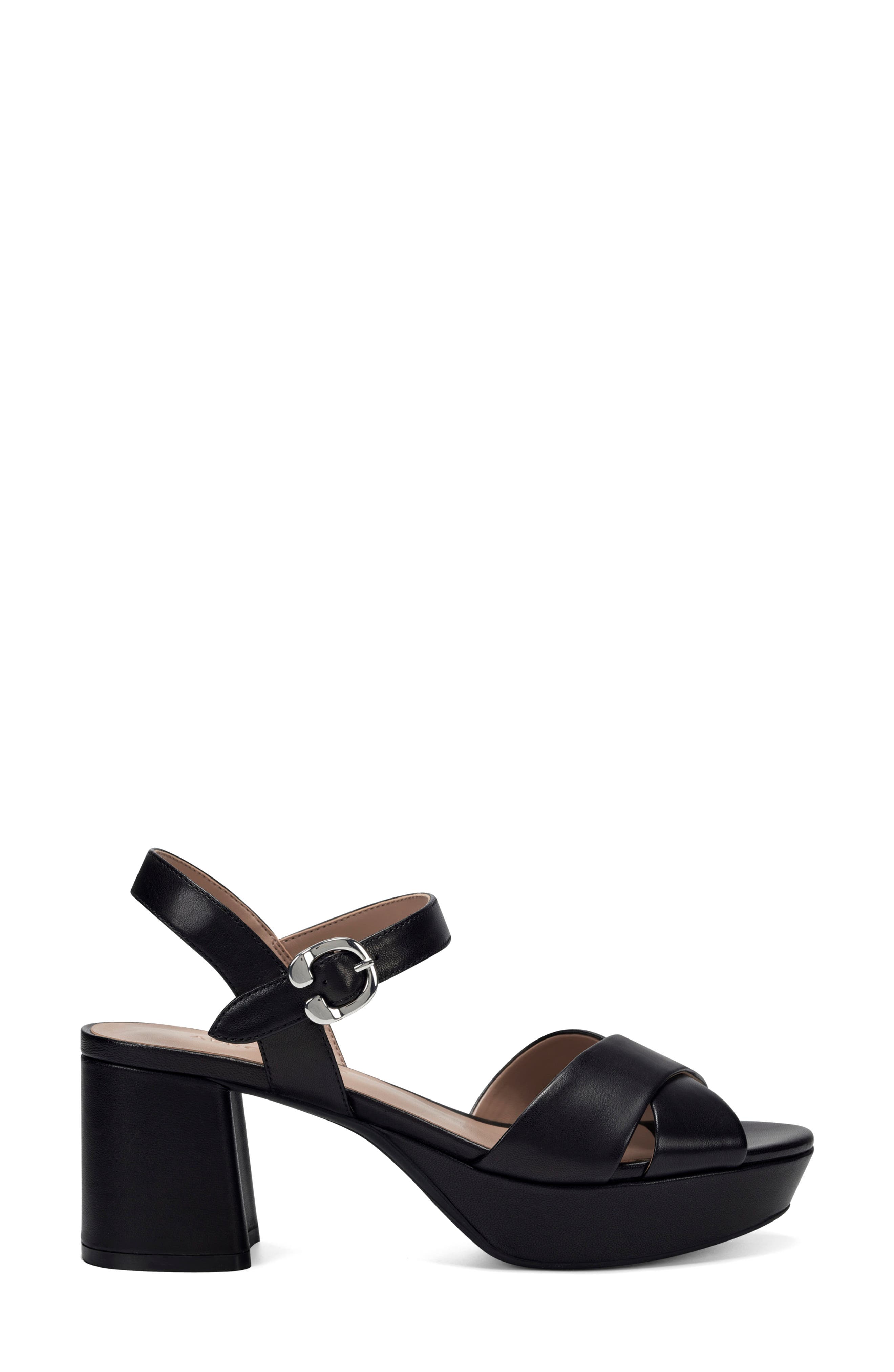 Aerosoles Cosmos Sandal - Wide Width Available, Alternate, color, Black Leather