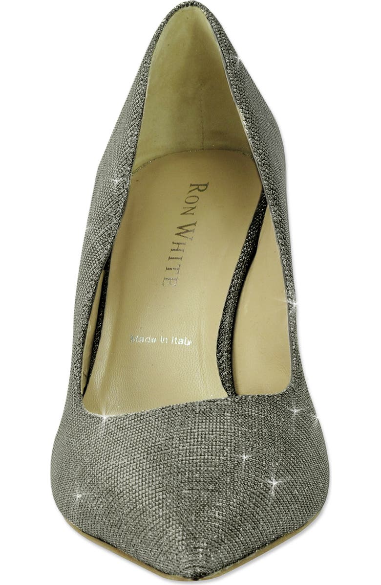 Ron White Cindy Galaxy Onyx Pump, Alternate, color, Vintage Gold