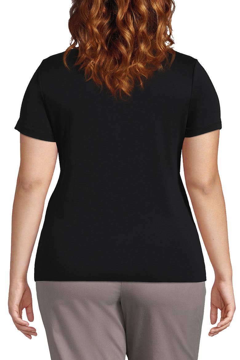 Supima Cotton Polo Shirt, Alternate, color, Black