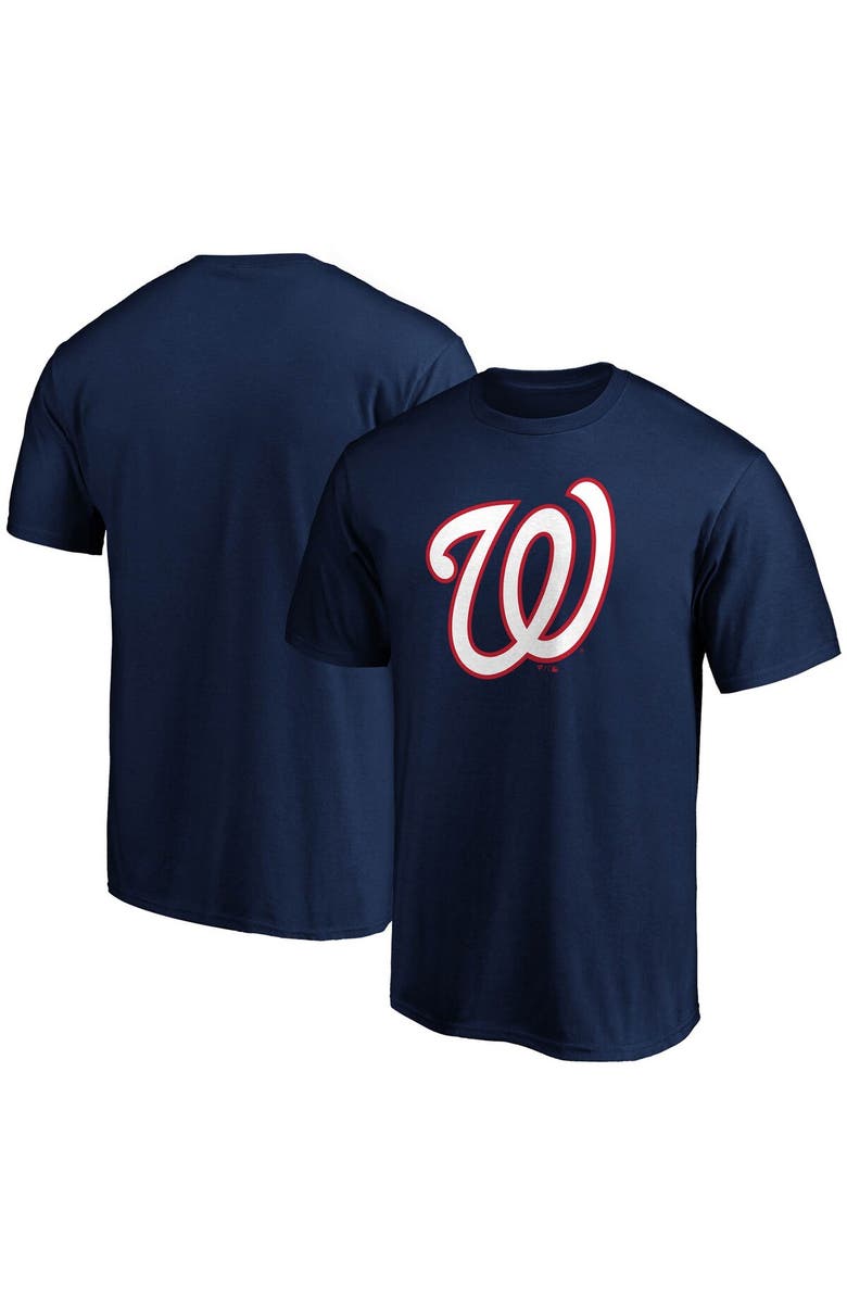 FANATICS Men's Fanatics Branded Navy Washington Nationals Official Logo T-Shirt, Alternate, color, 