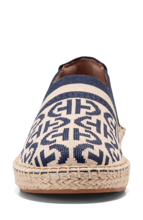 Cole Haan Cloudfeel Stitchlite Espadrille Flat In Double Navy Blazer/oat Stitch