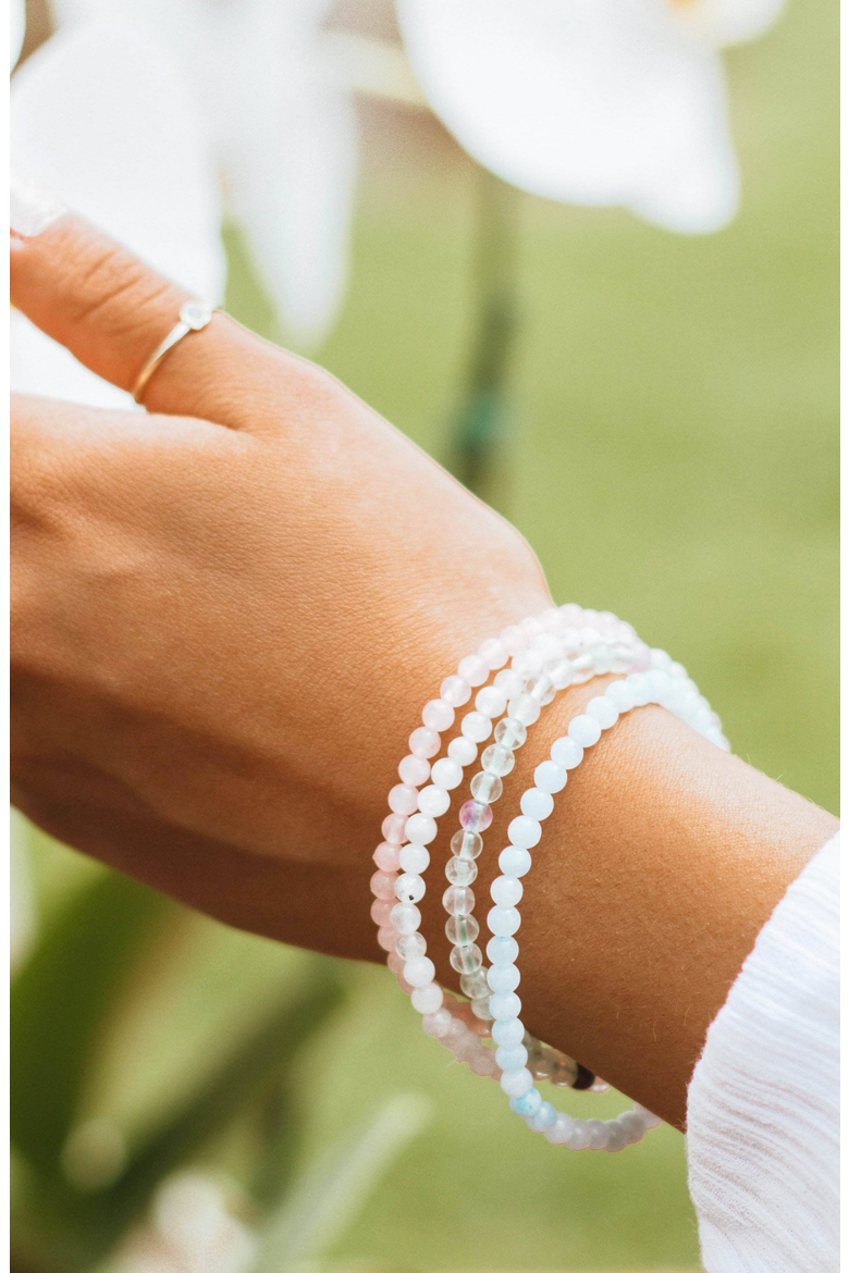 Aquarius Bracelet Set, Alternate, color, Blue / Pink / White / Green