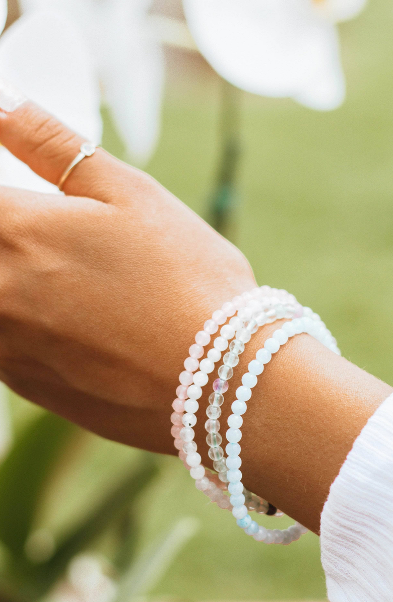 Tiny Rituals Aquarius Bracelet Set, Alternate, color, Blue / Pink / White / Green