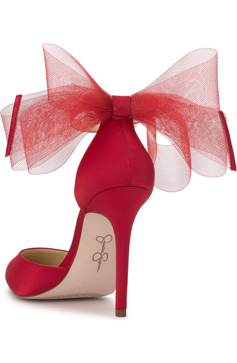 Jessica Simpson Phindies Ankle Strap Pointed Toe Pump, Alternate, color, Red Muse