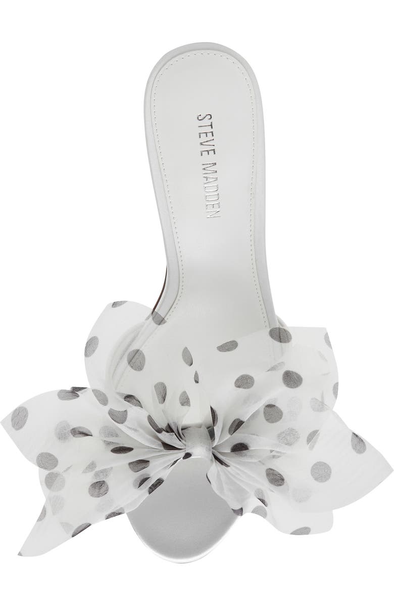 Steve Madden Davina Slide Sandal, Alternate, color, White Polka Dot