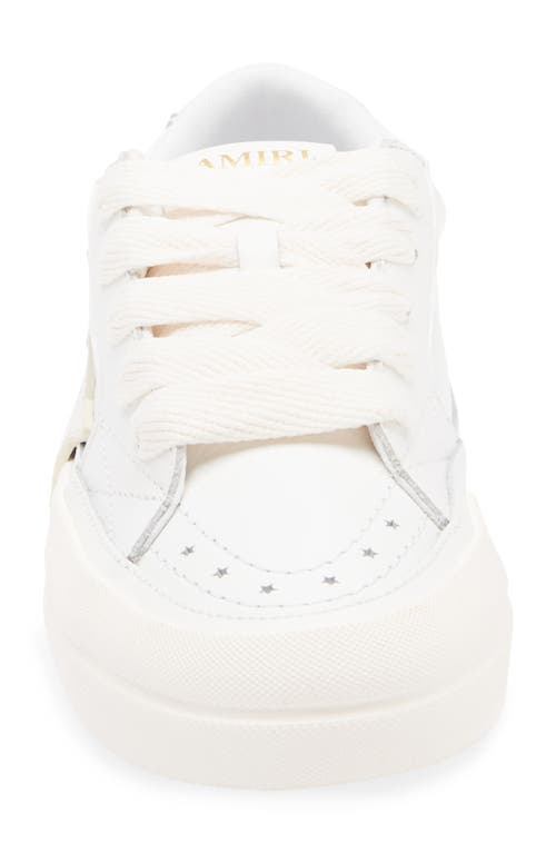 Amiri Sunset Skate Low Top Sneaker In White