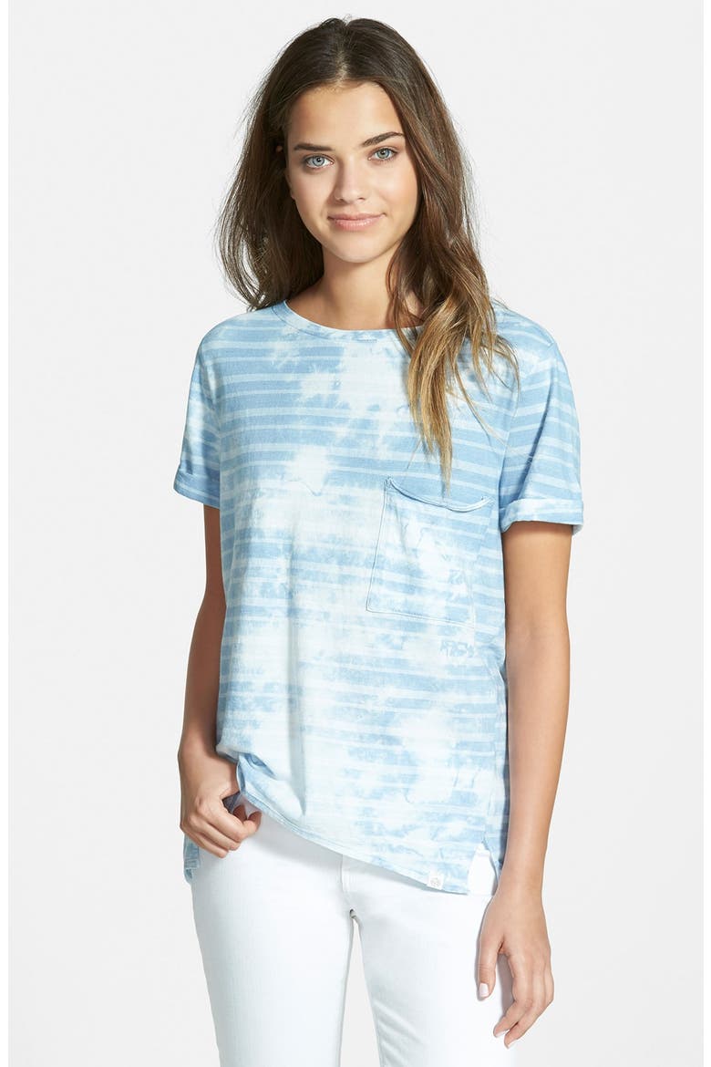 Treasure&Bond Slouchy Pocket Tee, Main, color, WASHED BLUE