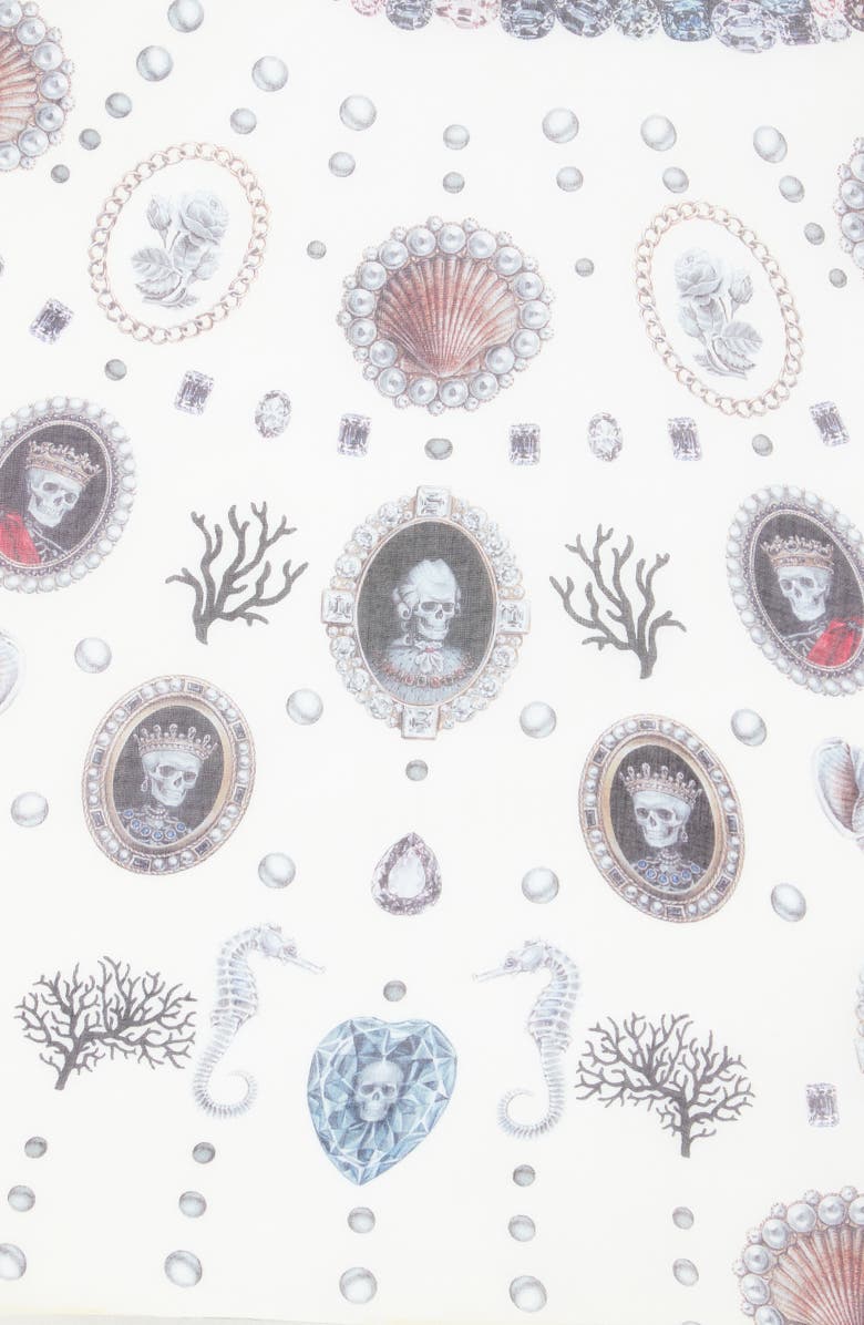 McQueen At Sea Print Scarf, Alternate, color,