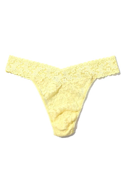 Hanky Panky Signature Lace Original Rise Thong In Its Bananas