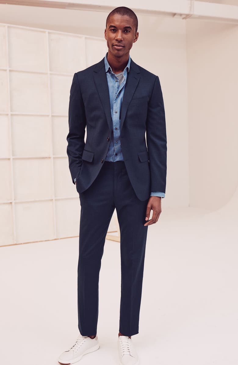 MVMT WATCHES MVMT Chronograph Leather Strap Watch, 40mm, Alternate, color, 