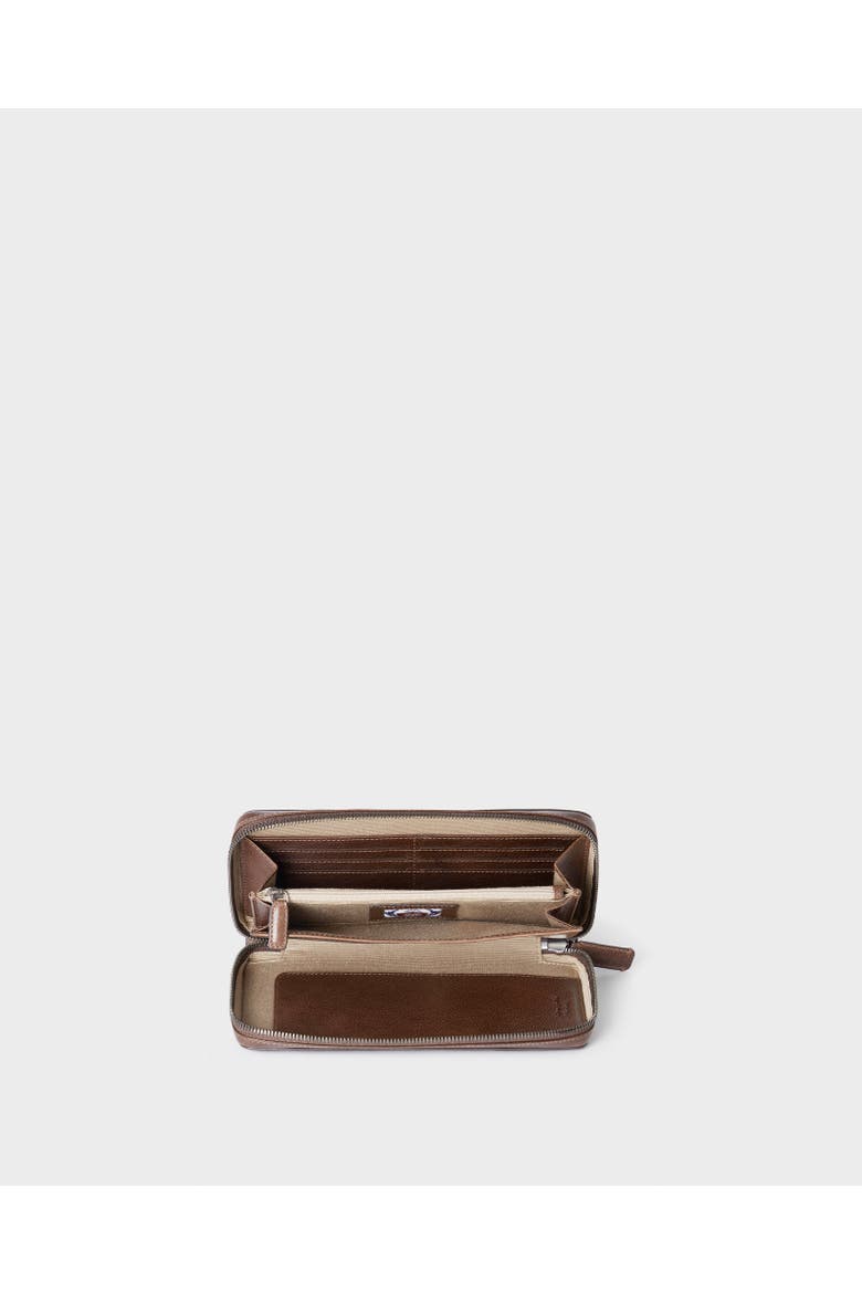 The Compass Leather Travel Wallet, Alternate, color, Tan