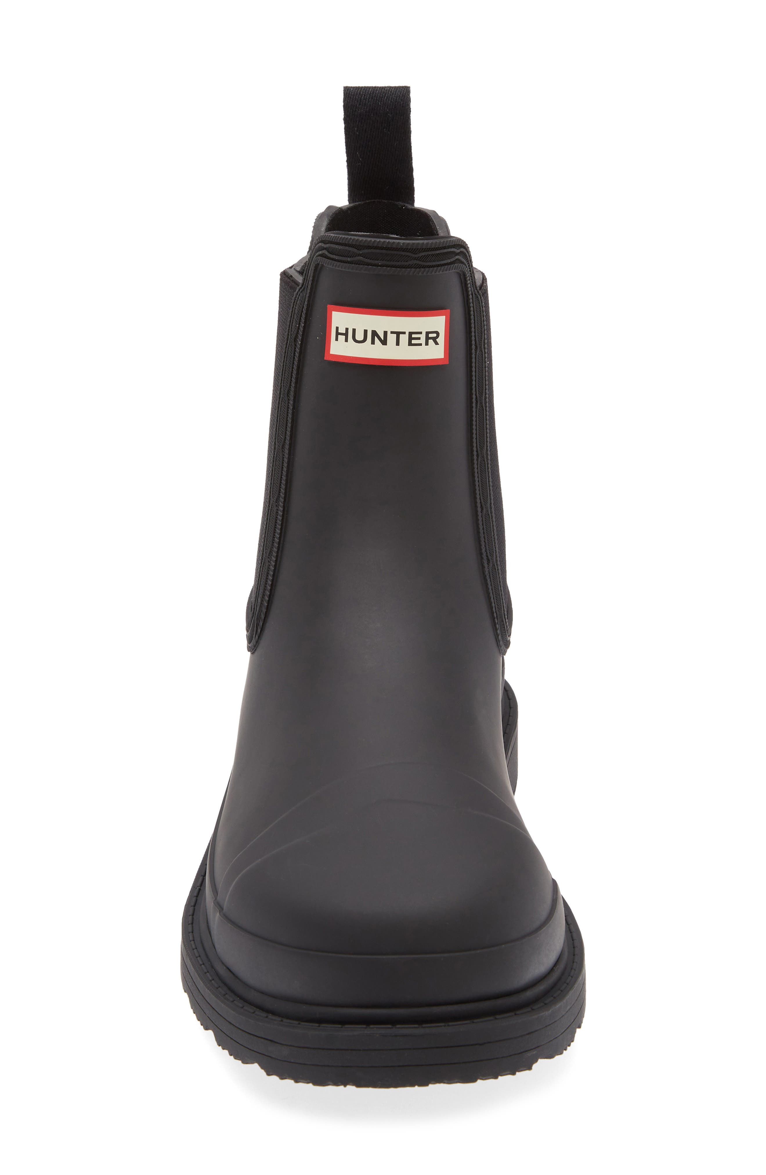 Hunter Waterproof Chelsea Boot, Alternate, color, 