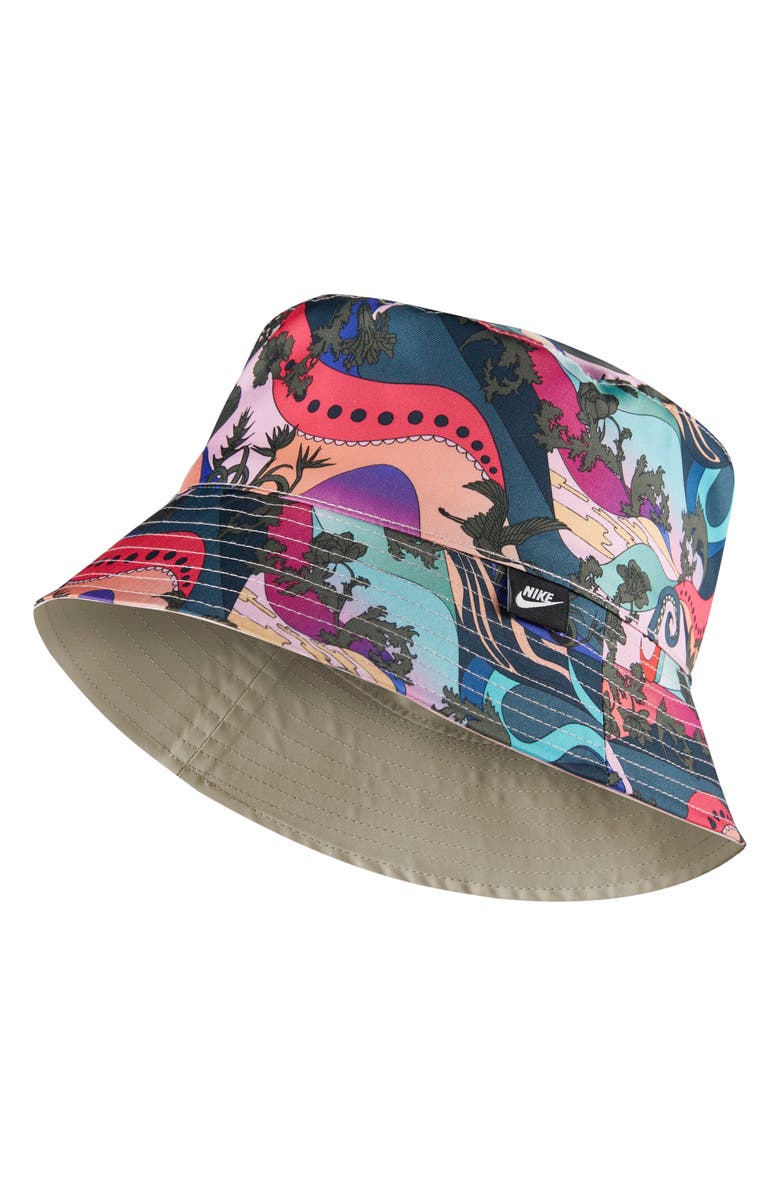 Nike Sportswear Icon Clash Reversible Bucket Hat, Main, color, 