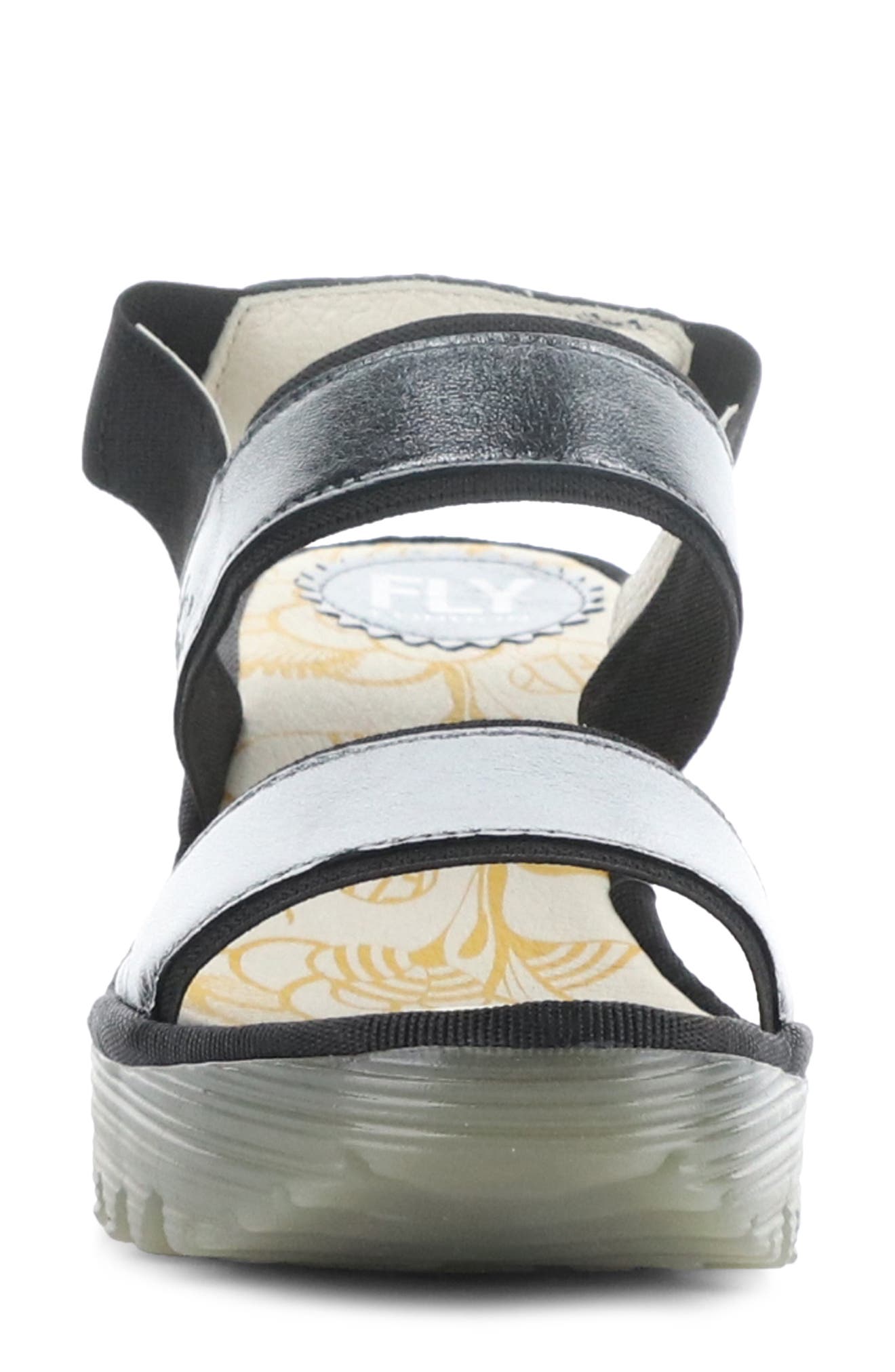 Yaco Platform Wedge Sandal, Alternate, color, 006 GRAPHITE IDRA