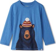 Hatley Kids' Long Sleeve Cotton Graphic T-Shirt