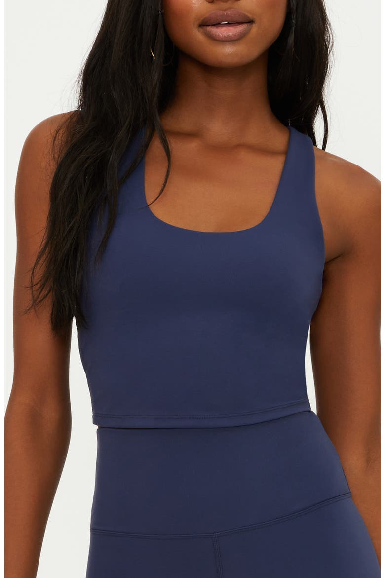 Yara Racerback Crop Top, Main, color, ULTRAMARIN