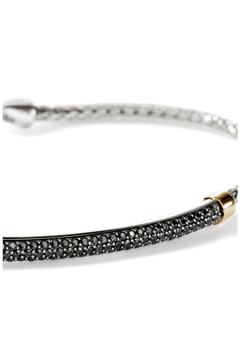 JH Essentials Sapphire Pavé Bracelet, Alternate, color, SILVER/ GOLD/ BLACK SAPPHIRE