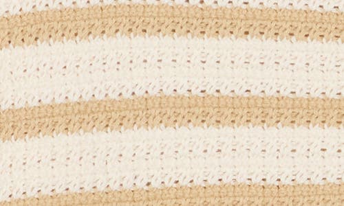 BLU PEPPER BLU PEPPER STRIPE SHORT SLEEVE KNIT SWEATER 