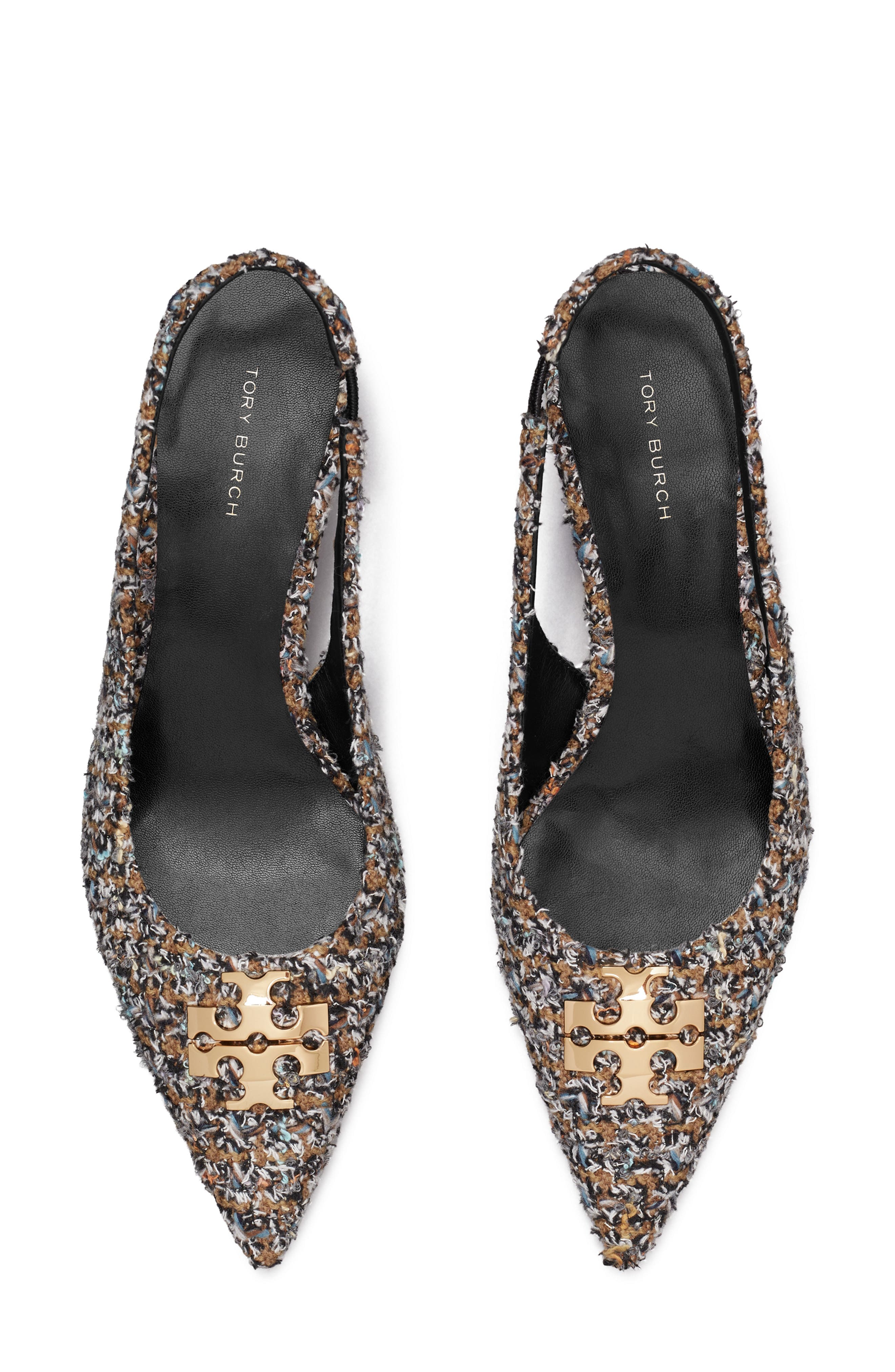 Charlie Slingback Pump, Alternate, color, BROWN MULTI