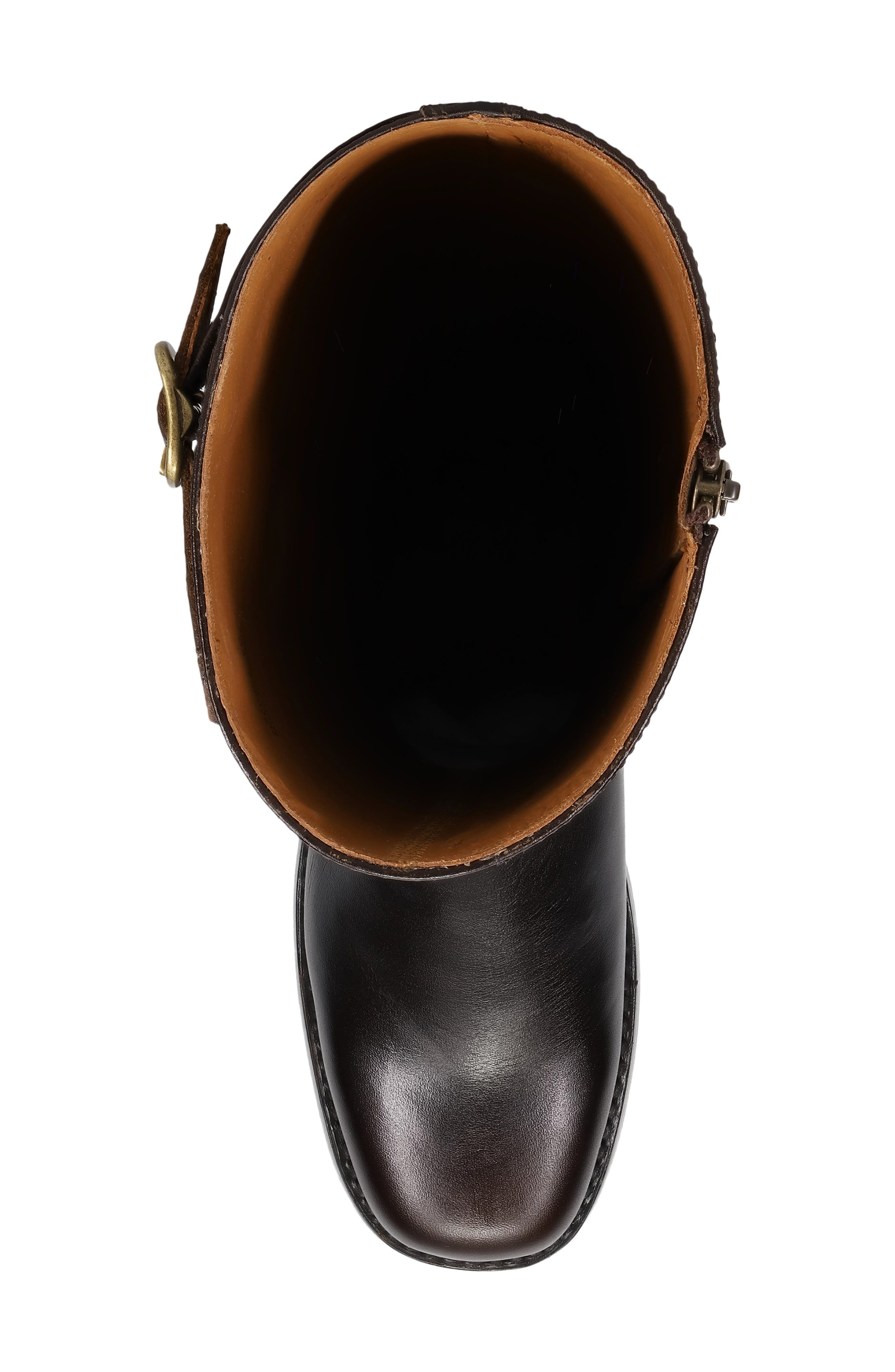 Campus Knee High Riding Boot, Alternate, color, BOURBON