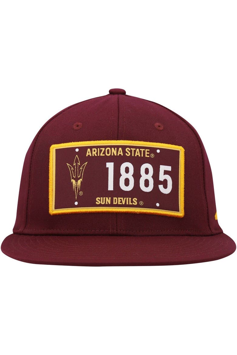 Men's adidas  Maroon Arizona State Sun Devils Established Snapback Hat, Alternate, color, Maroon