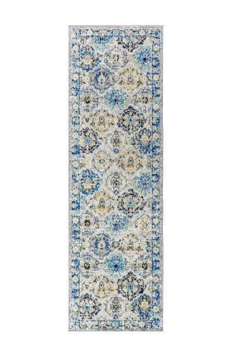 Modern Persian Boho Vintage Trellis Area Rug