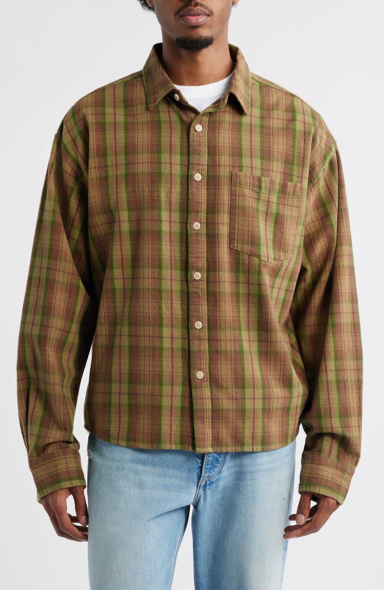 Elwood Art Department Plaid Poplin Button-Up Shirt, Alternate, color, Honors Plaid