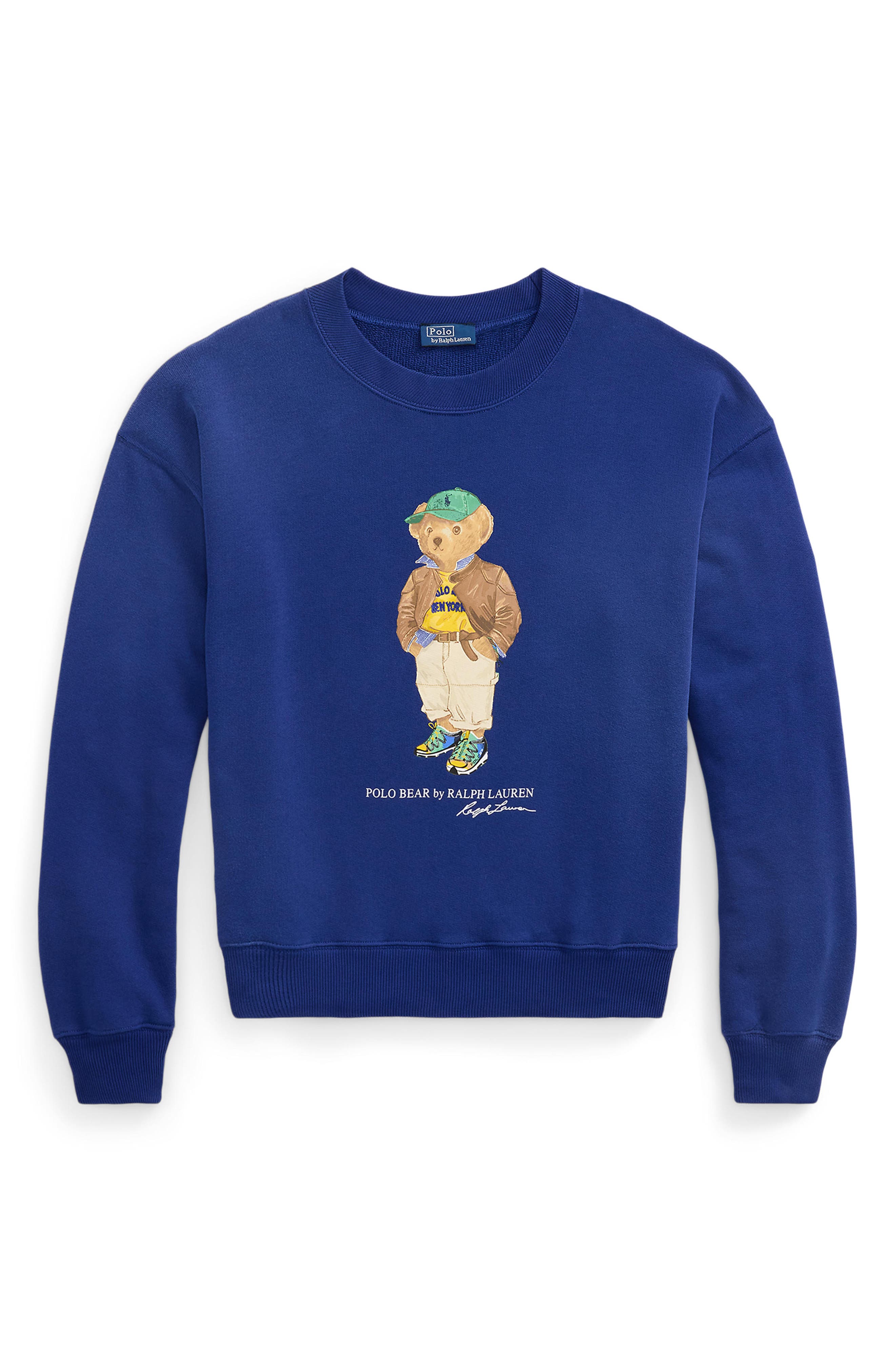 Polo Ralph Lauren Polo Bear Graphic Sweatshirt (Women) | Nordstrom