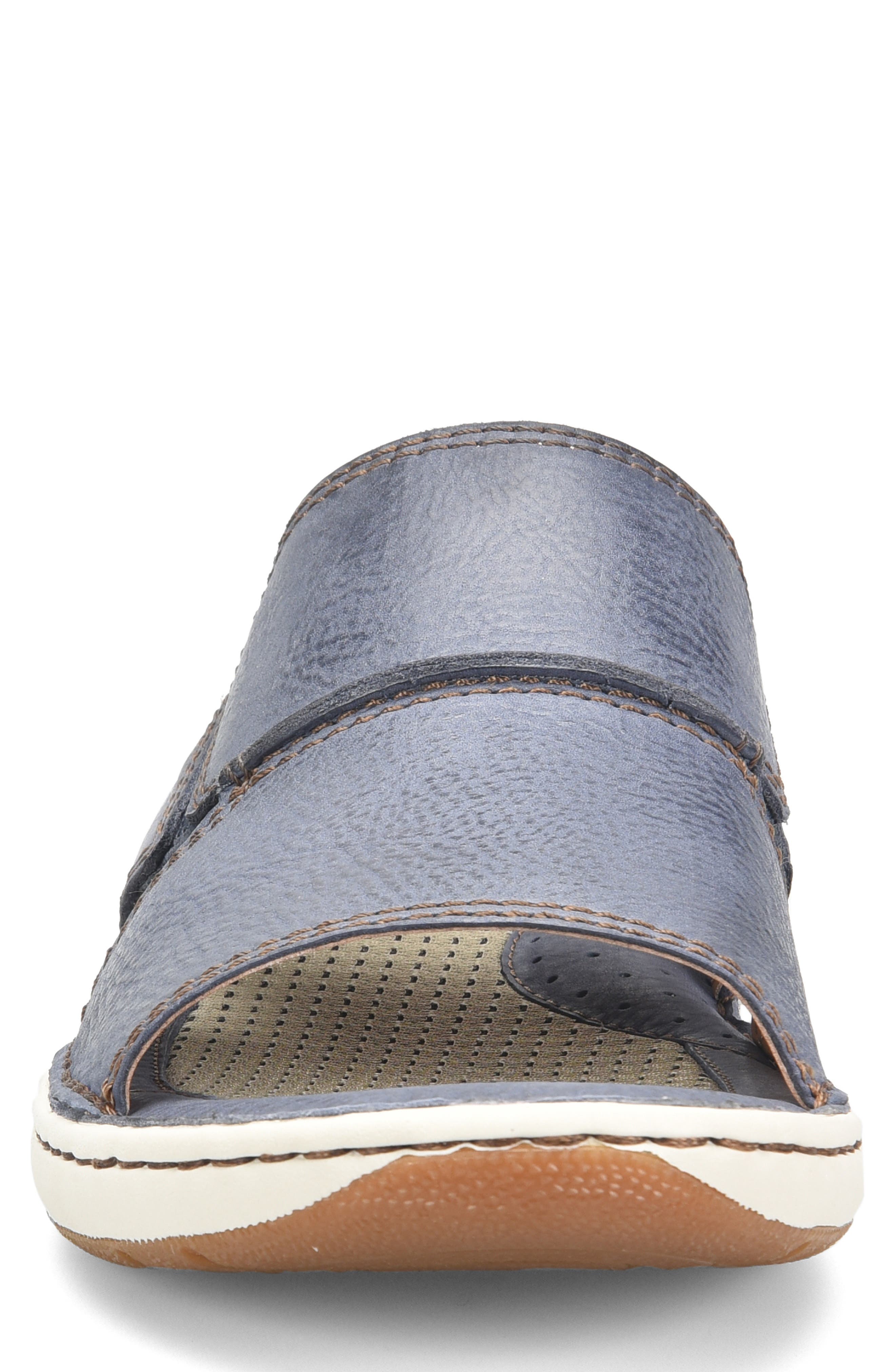 Børn Flores Slide Sandal, Alternate, color, Navy