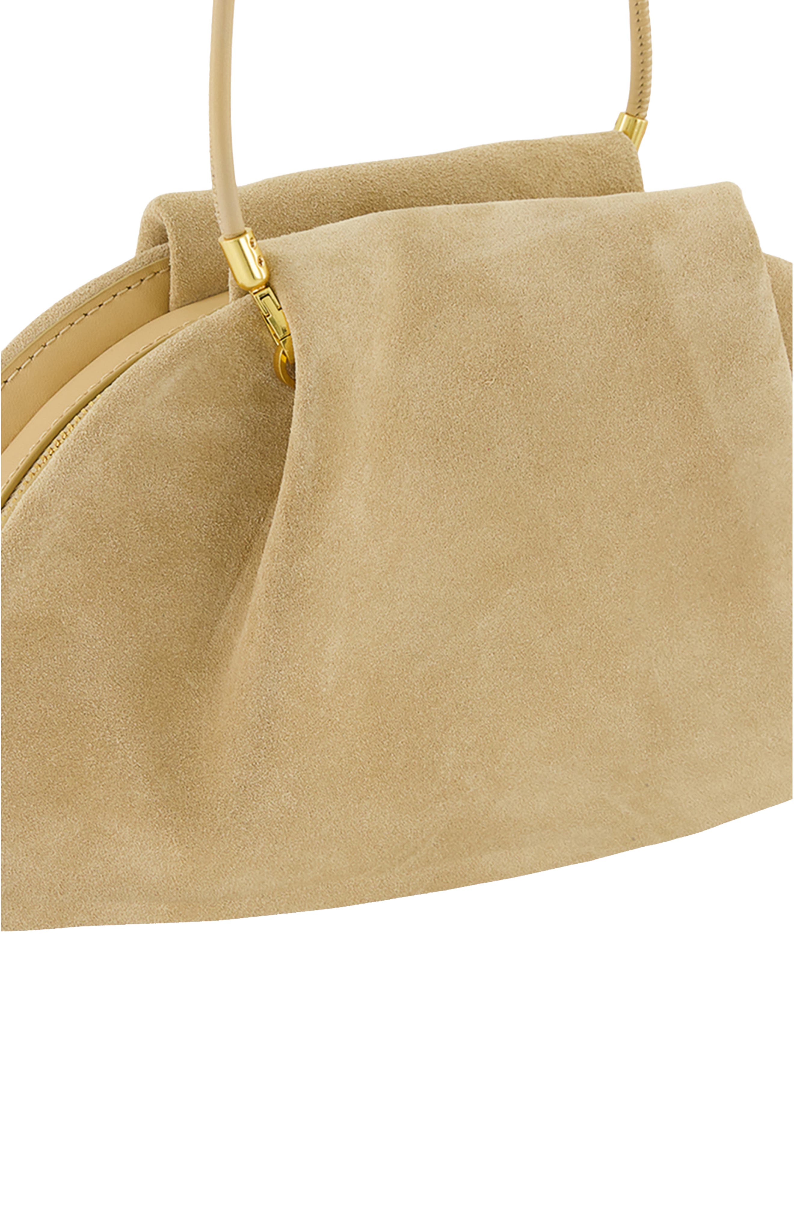 Vince Ava Suede Clutch, Alternate, color, Maiz
